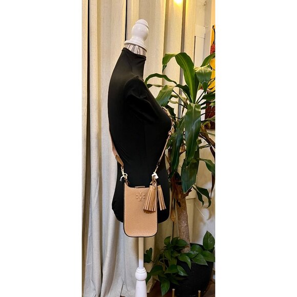 NWT AUTHENTIC TORY BURCH CAMEL THEA CROSSBODY - Picture 8 of 11